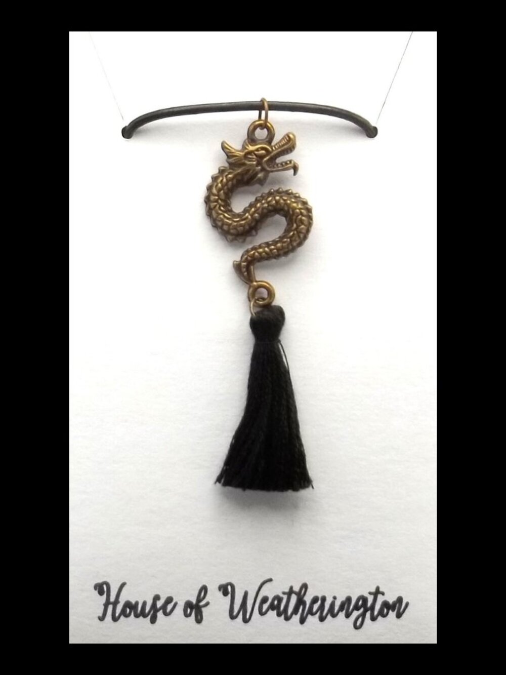 Handcrafted Asian Dragon Necklace